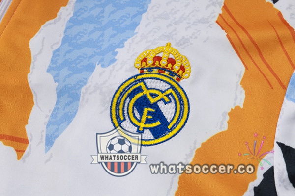 Tracksuit Real Madrid White Yellow 2025-2026
