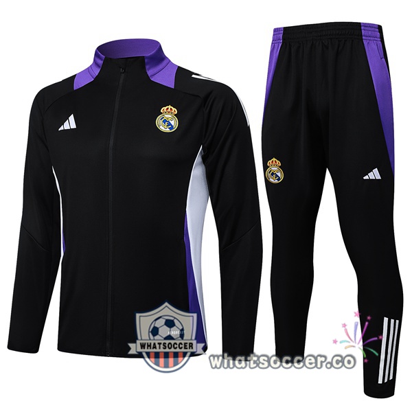 Training Jacket Real Madrid Black 2025-2026