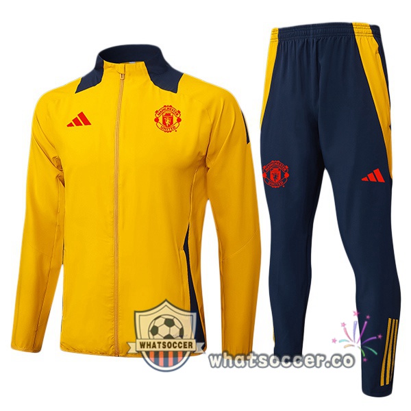 Training Jacket Manchester United Yellow 2025-2026
