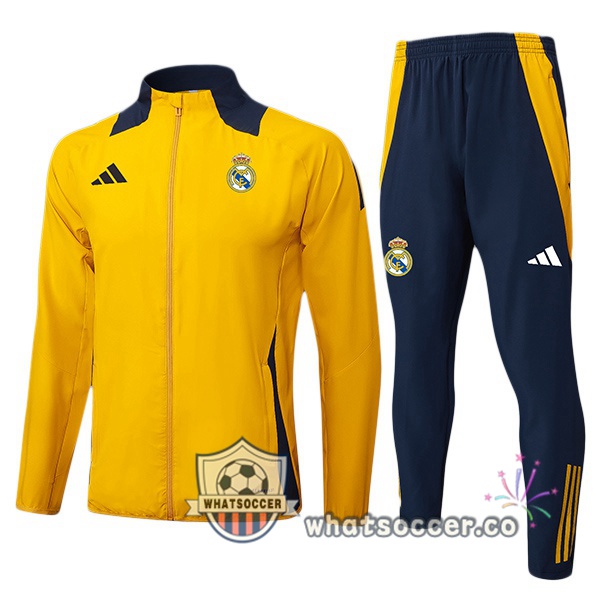 Training Jacket Real Madrid Yellow 2025-2026