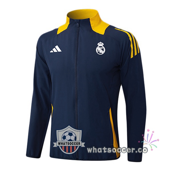 Soccer Jacket Real Madrid Blue Royal 2025-2026