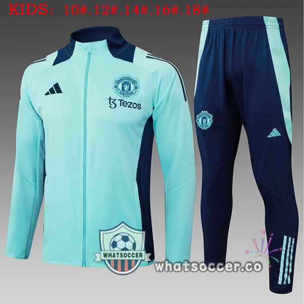Training Jacket Manchester United Kids Green 2025-2026