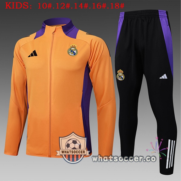 Training Jacket Real Madrid Kids Yellow 2025-2026