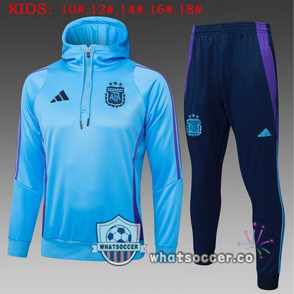 Tracksuit - Windbreaker Argentina Kids Blue 2025-2026