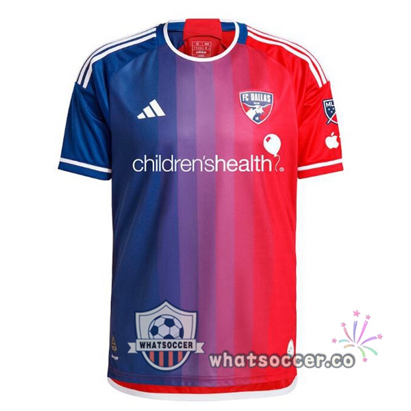 FC Dallas Home Soccer Jerseys Red Blue 2025-2026