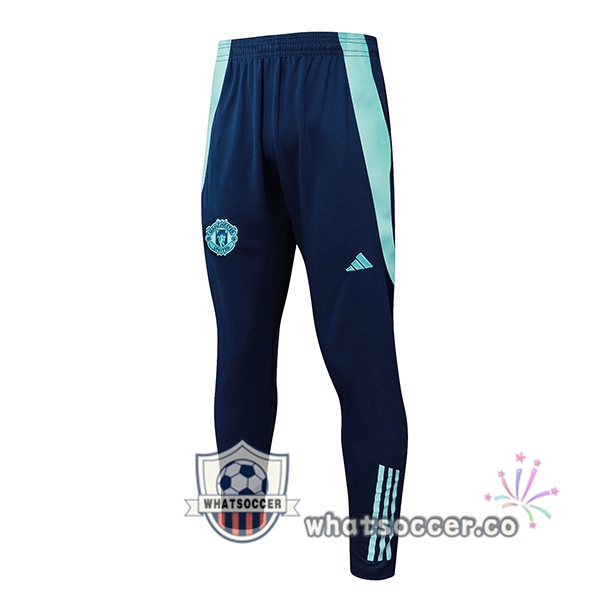 Manchester United Soccer Pants Blue Royal 2025-2026