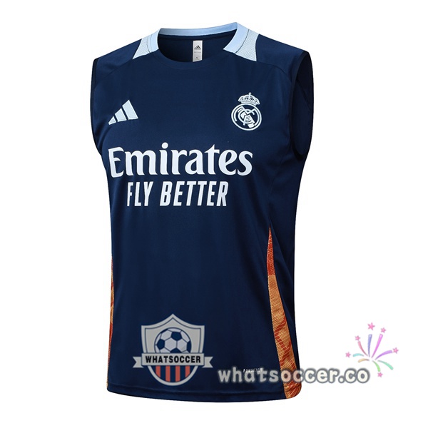Real Madrid Soccer Vest Blue Royal 2025-2026