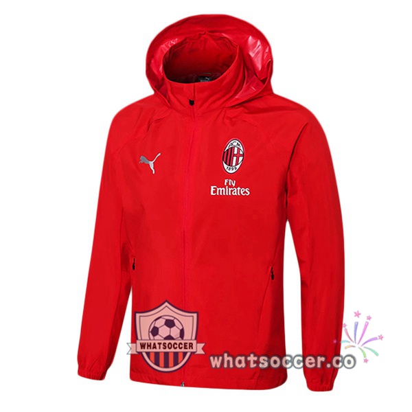 Windbreaker AC Milan Red 2025-2026