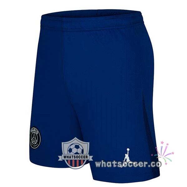 Paris PSG Fourth Soccer Shorts Blue Royal 2024-2025