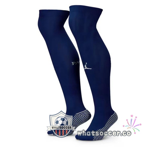 Paris PSG Fourth Soccer Socks Blue Royal 2024-2025
