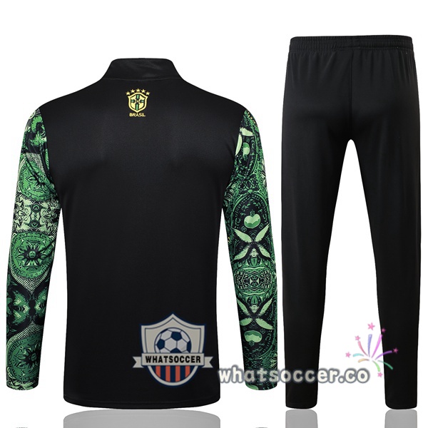 Tracksuit Brazil Green Black 2025-2026
