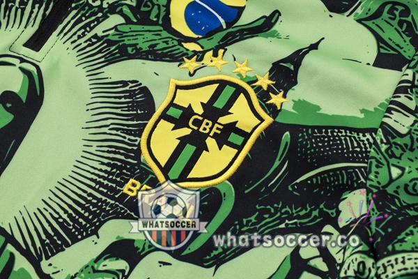 Tracksuit Brazil Green Black 2025-2026