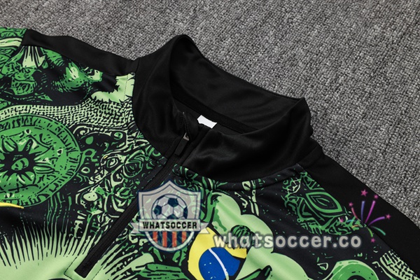 Tracksuit Brazil Green Black 2025-2026