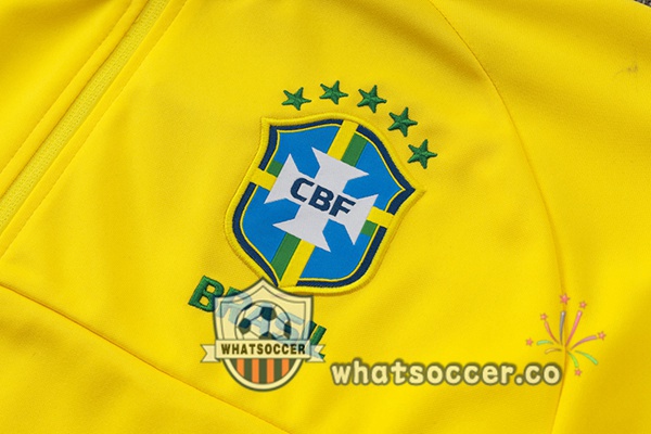 Training Jacket Brazil Yellow 2025-2026