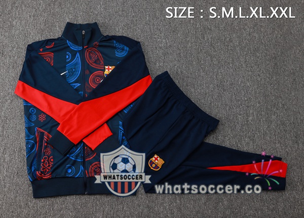 Training Jacket FC Barcelona Blue Black Red 2025-2026