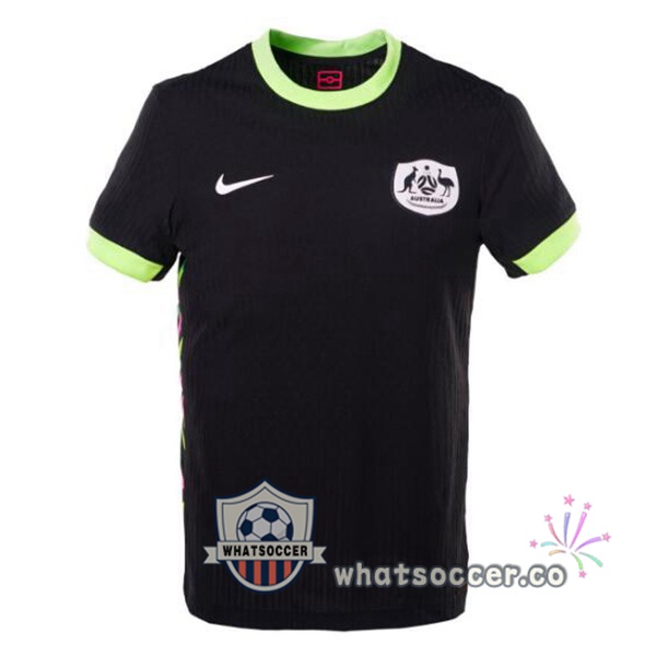 Australia Away Soccer Jerseys Black 2025-2026