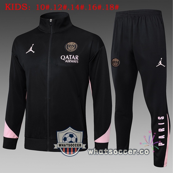 Training Jacket Jordan Paris PSG Kids Black 2025-2026