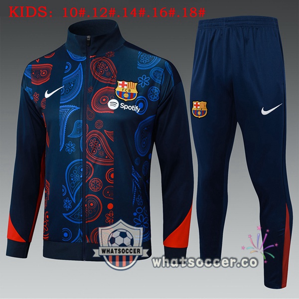 Training Jacket FC Barcelona Kids Blue Royal 2025-2026
