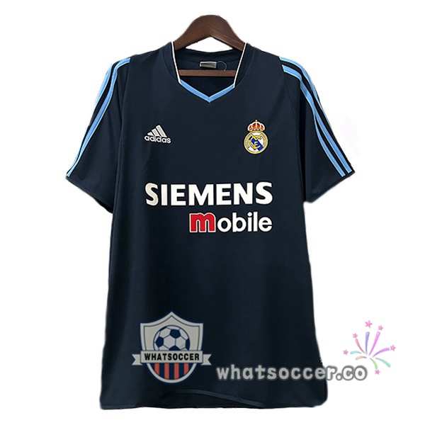 Real Madrid Retro Away Black 2003-2004