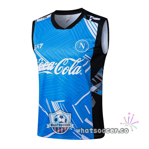 SSC Napoli Soccer Vest Blue 2025-2026