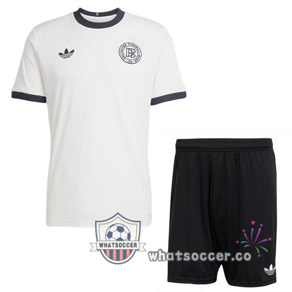 Germany Kids 125th Anniversary Edition Soccer Jerseys White 2025-2026