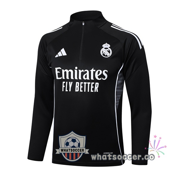 Soccer Sweater Real Madrid Black 2025-2026