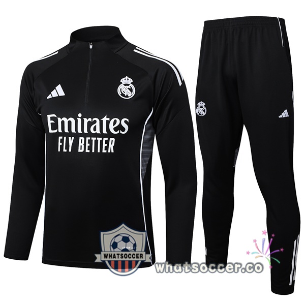 Tracksuit Real Madrid Black 2025-2026
