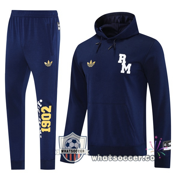 Tracksuit - Hooded Real Madrid Blue Royal 2025-2026