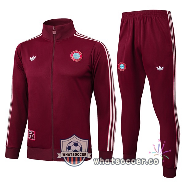 Training Jacket Bayern Munich Red 2025-2026