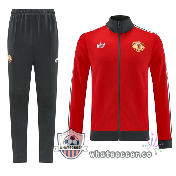 Training Jacket Manchester United Red 2025-2026