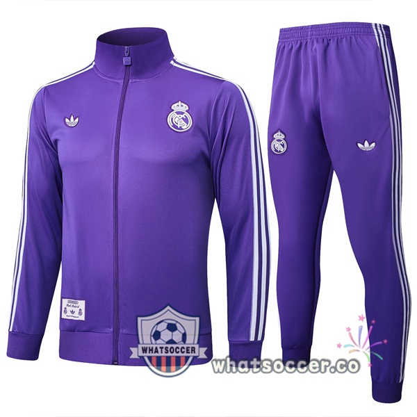 Training Jacket Real Madrid Purple 2025-2026