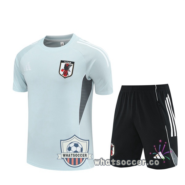 Japan Training T-Shirts + Shorts Gray 2025-2026