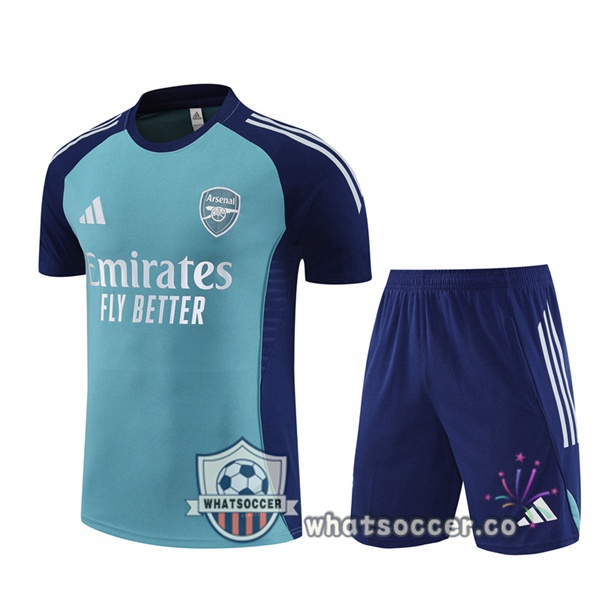 Arsenal Training T-Shirts + Shorts Green 2025-2026