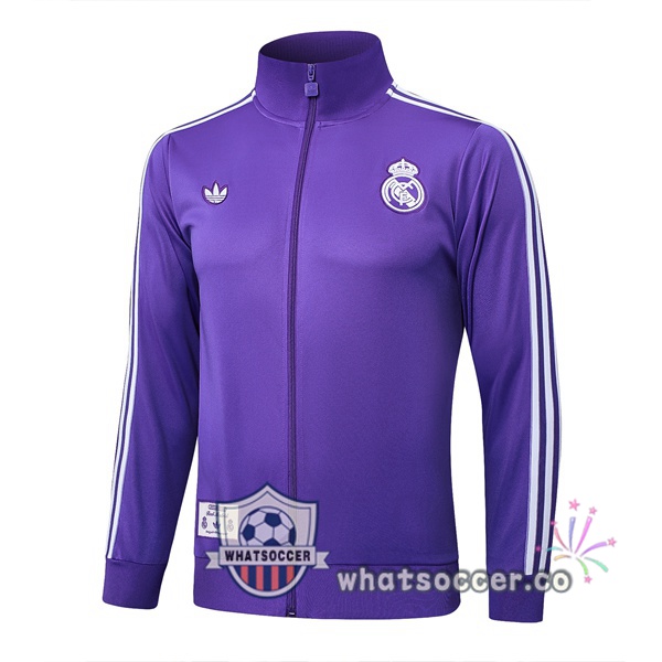 Soccer Jacket Real Madrid Purple 2025-2026