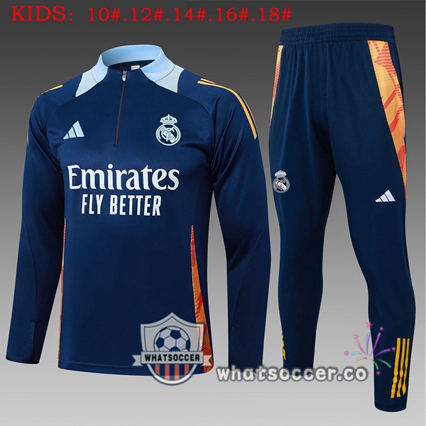 Tracksuit Real Madrid Kids Blue Royal 2025-2026