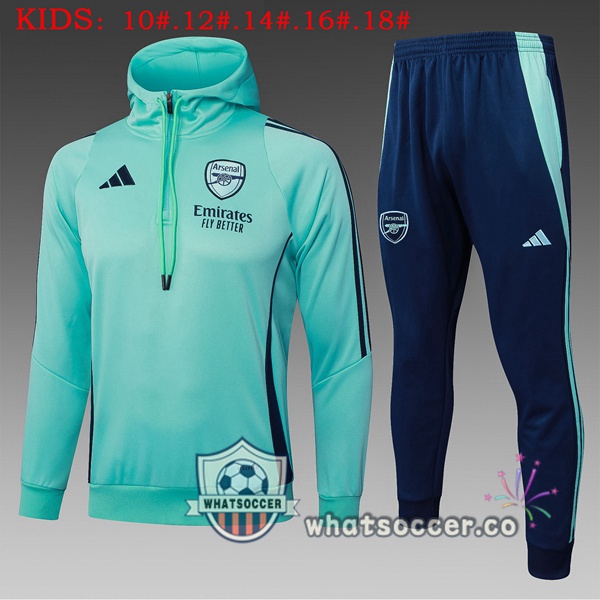 Tracksuit - Hooded Arsenal Kids Green 2025-2026