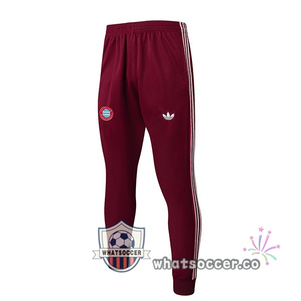 Bayern Munich Soccer Pants Red 2025-2026