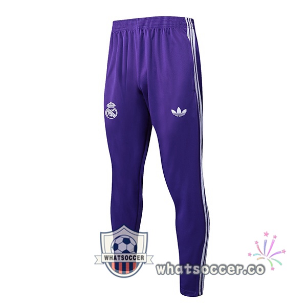 Real Madrid Soccer Pants Purple 2025-2026