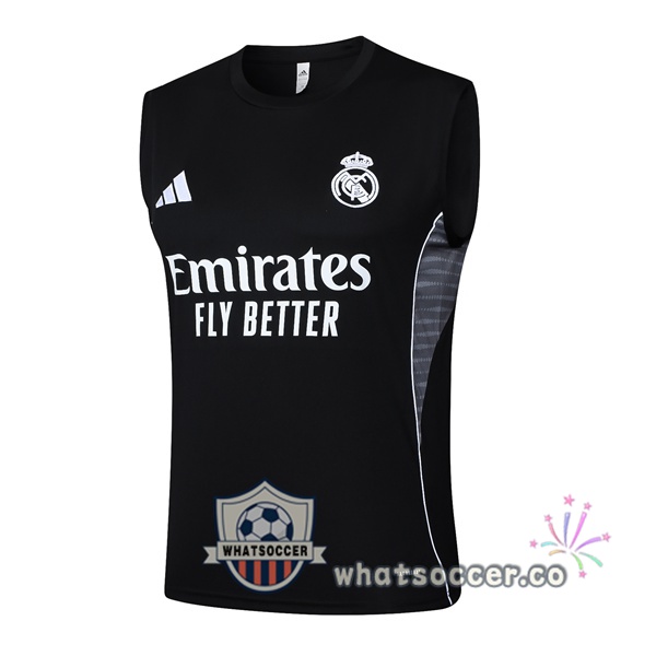 Real Madrid Soccer Vest Black 2025-2026