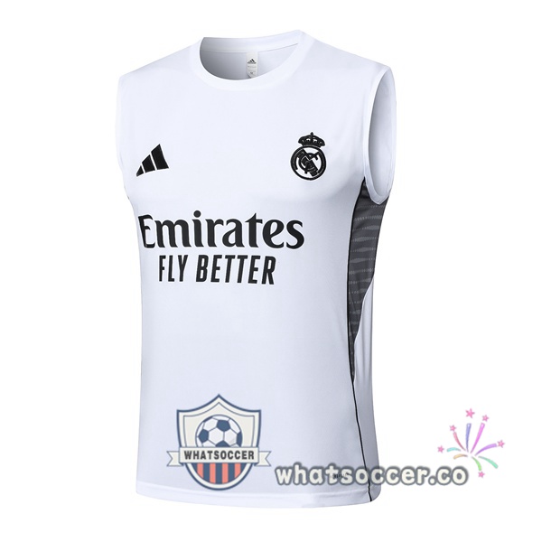 Real Madrid Soccer Vest White 2025-2026