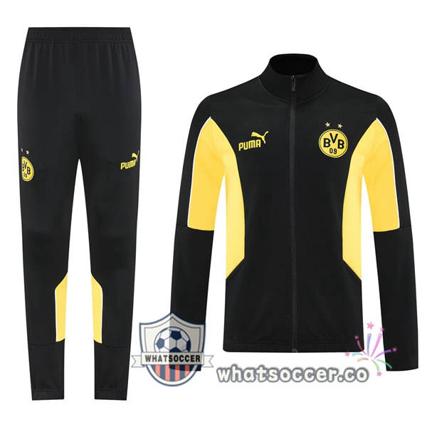 Training Jacket Dortmund BVB Yellow Black 2025-2026