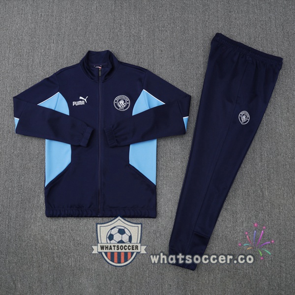 Training Jacket Manchester City Blue Royal 2025-2026