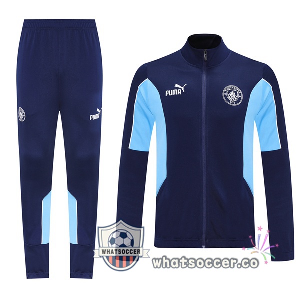 Training Jacket Manchester City Blue Royal 2025-2026
