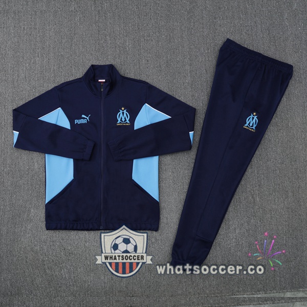 Training Jacket Olympique de Marseille Blue Royal 2025-2026