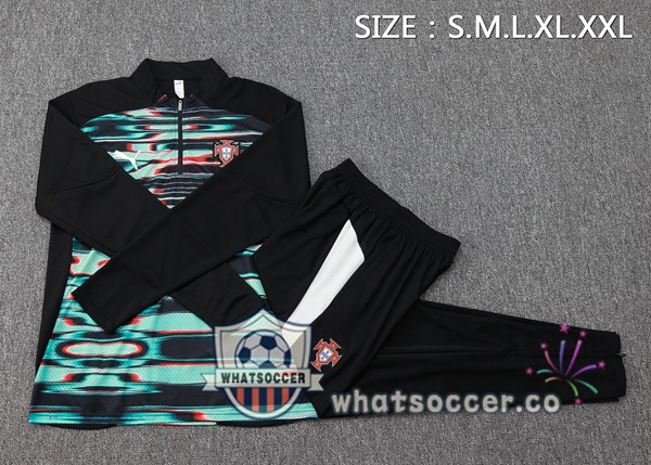Tracksuit Portugal Green Black 2025-2026