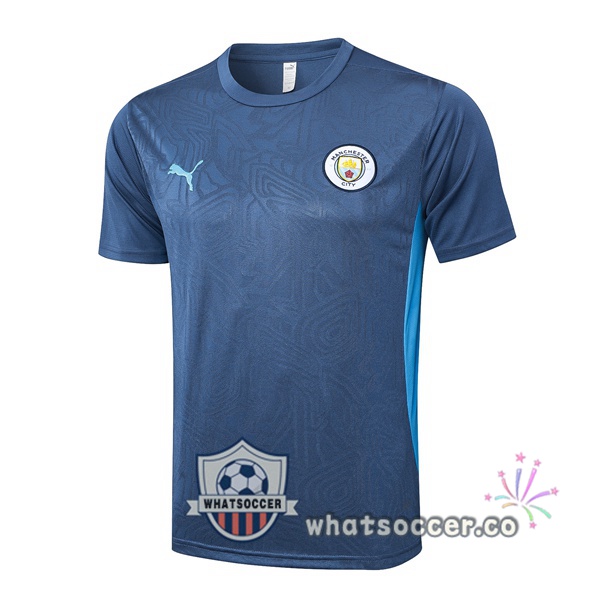 Manchester City Training T-Shirts Blue Royal 2025-2026