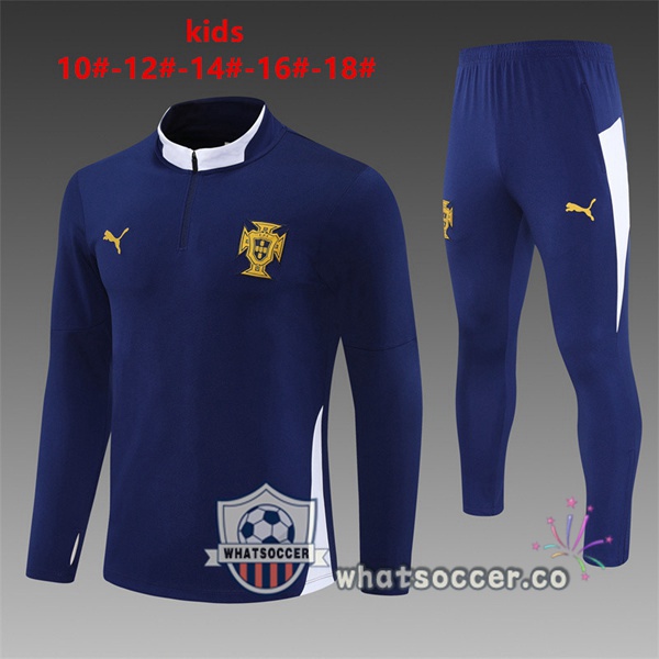 Tracksuit Portugal Kids Blue Royal 2025-2026