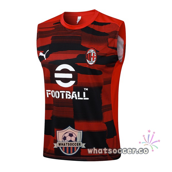 AC Milan Soccer Vest Red 2025-2026
