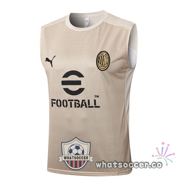 AC Milan Soccer Vest Yellow 2025-2026