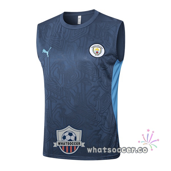 Manchester City Soccer Vest Blue 2025-2026